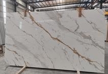 Calacatta Gold Natural Quartz (Bookmatched)